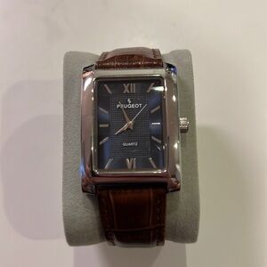 Peugeot Men’s tank style watch